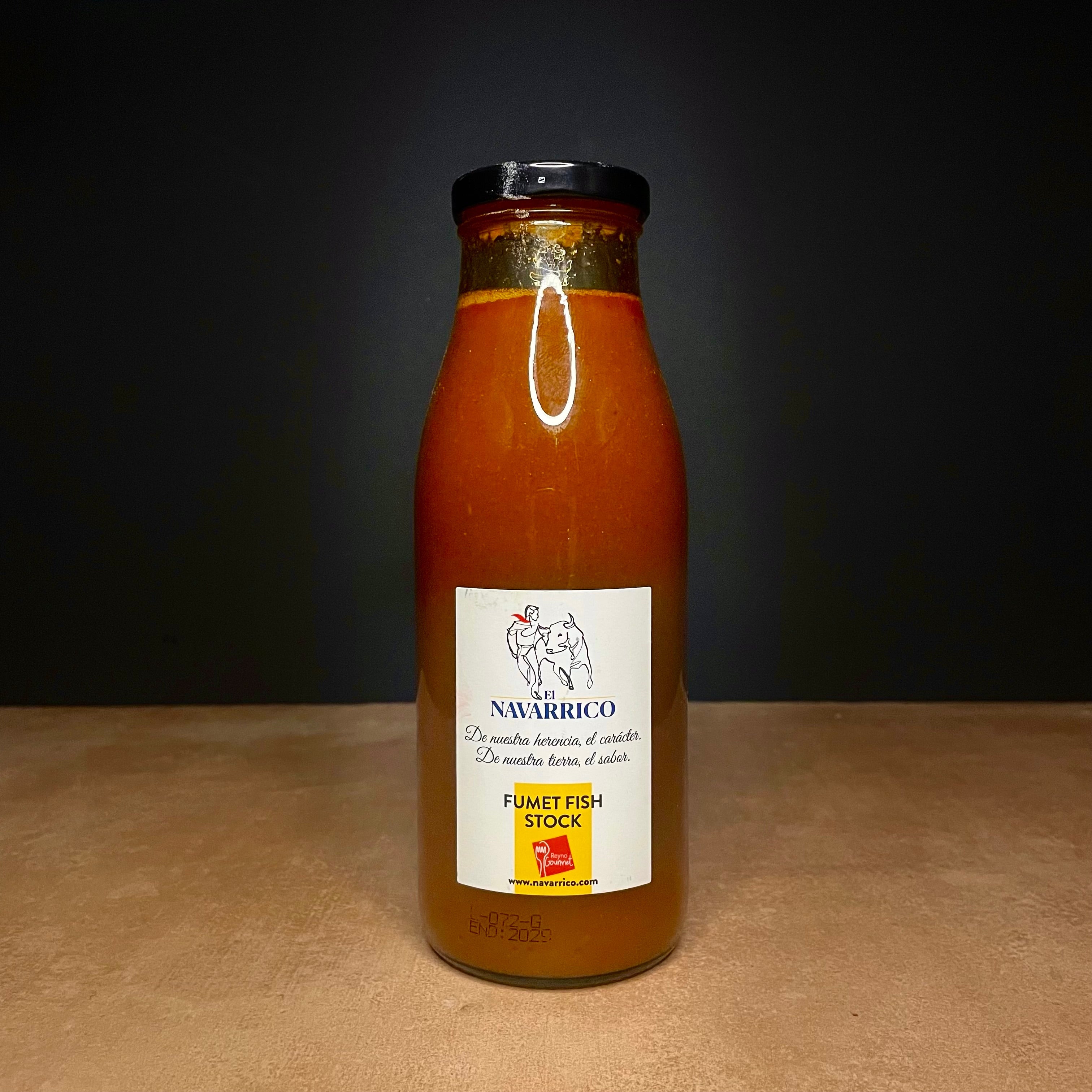 Fish Stock. 480ml Olives&Oils(O&O)